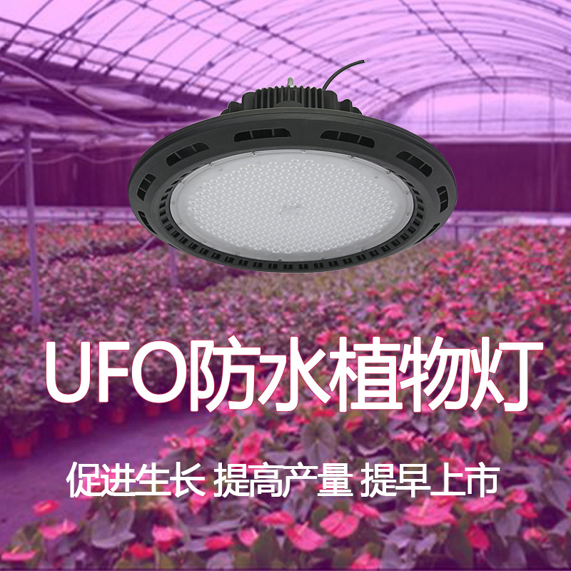 200W植物生长灯UFO大棚吊灯西红柿生长补光灯 植物照明公司LED植物生长灯